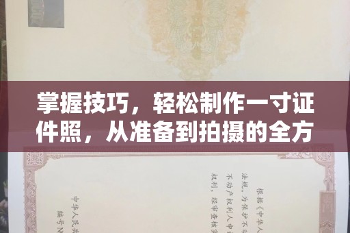 东莞掌握技巧，轻松制作一寸证件照，从准备到拍摄的全方位指南