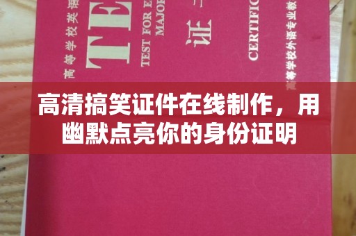 东莞高清搞笑证件在线制作，用幽默点亮你的身份证明