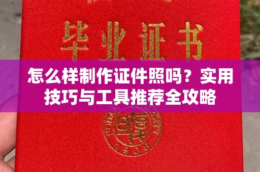东莞怎么样制作证件照吗？实用技巧与工具推荐全攻略