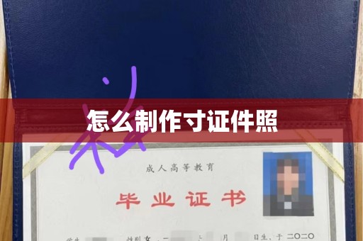 东莞怎么制作寸证件照